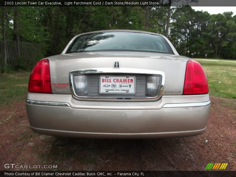 Light Parchment Gold / Dark Stone/Medium Light Stone 2003 Lincoln Town Car Executive