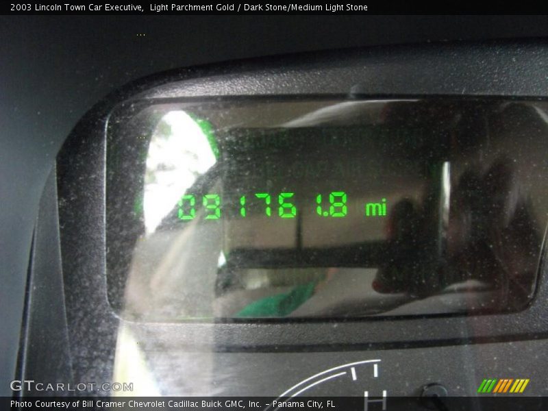 Light Parchment Gold / Dark Stone/Medium Light Stone 2003 Lincoln Town Car Executive