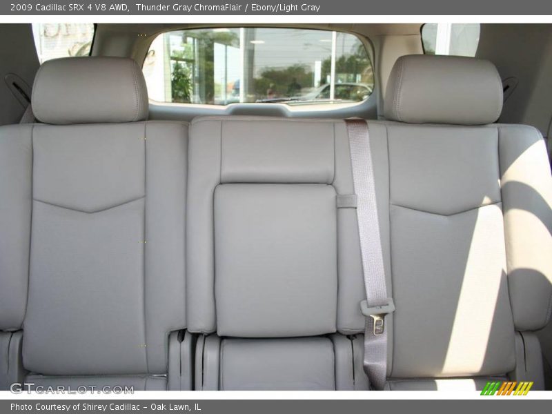 Thunder Gray ChromaFlair / Ebony/Light Gray 2009 Cadillac SRX 4 V8 AWD