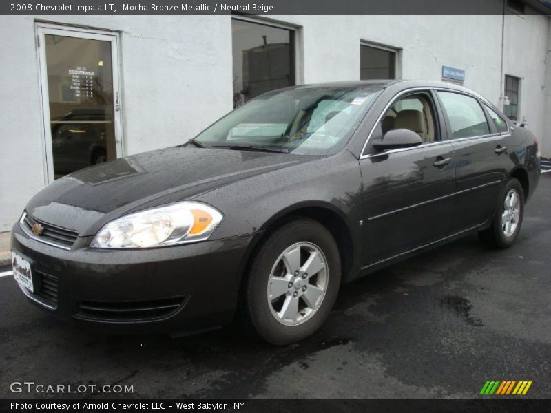 Mocha Bronze Metallic / Neutral Beige 2008 Chevrolet Impala LT