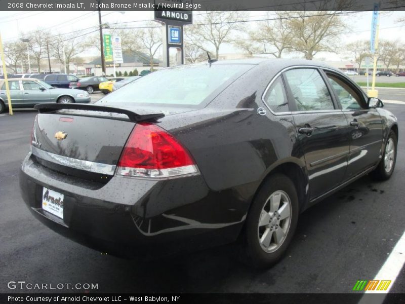 Mocha Bronze Metallic / Neutral Beige 2008 Chevrolet Impala LT