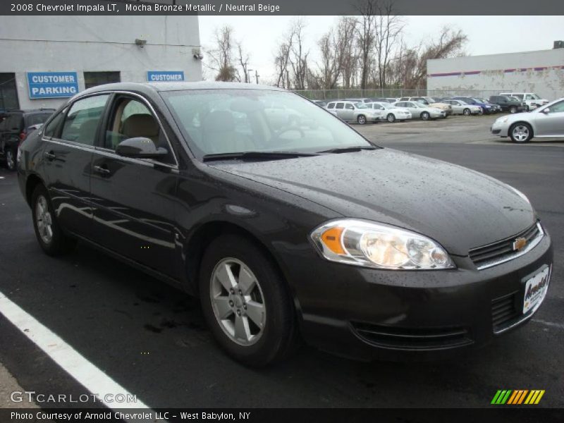 Mocha Bronze Metallic / Neutral Beige 2008 Chevrolet Impala LT
