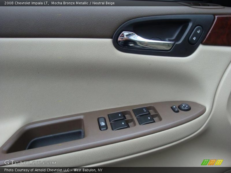 Mocha Bronze Metallic / Neutral Beige 2008 Chevrolet Impala LT