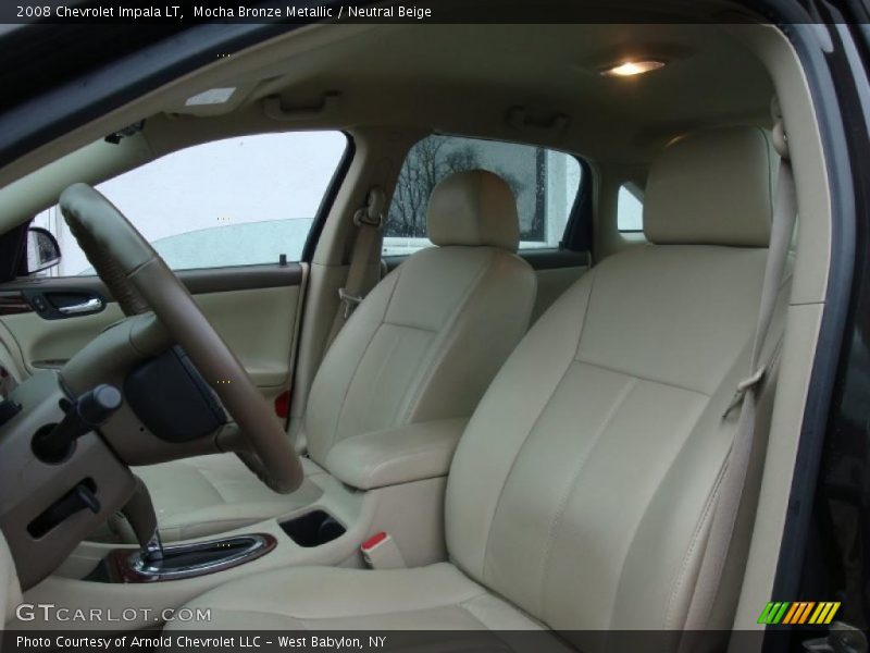 Mocha Bronze Metallic / Neutral Beige 2008 Chevrolet Impala LT