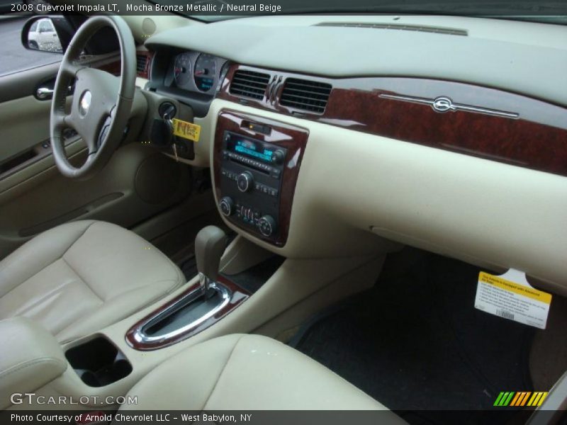 Mocha Bronze Metallic / Neutral Beige 2008 Chevrolet Impala LT