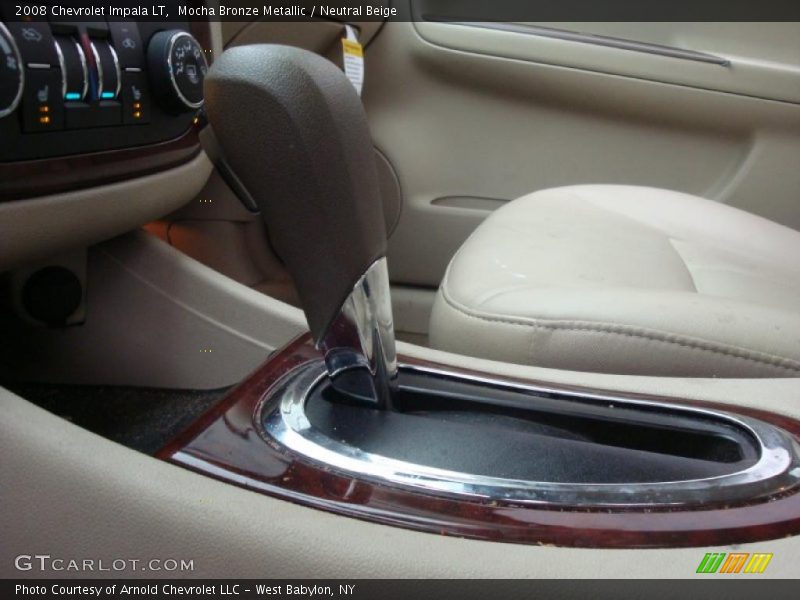 Mocha Bronze Metallic / Neutral Beige 2008 Chevrolet Impala LT