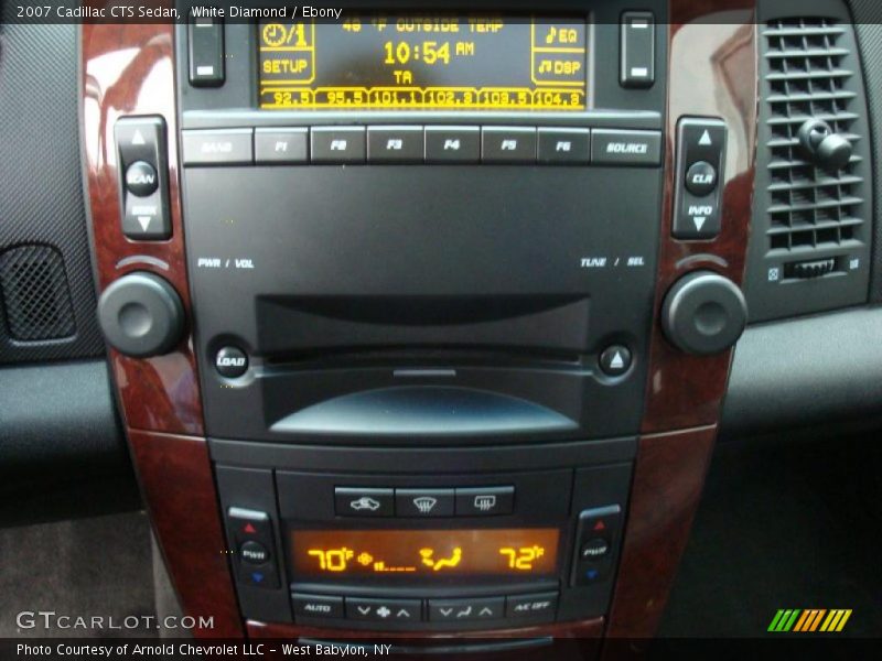 White Diamond / Ebony 2007 Cadillac CTS Sedan