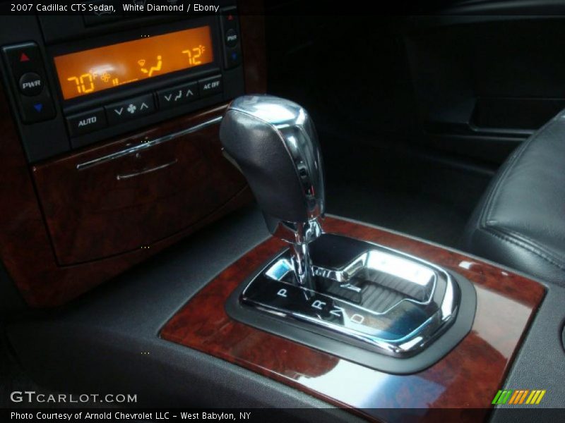 White Diamond / Ebony 2007 Cadillac CTS Sedan