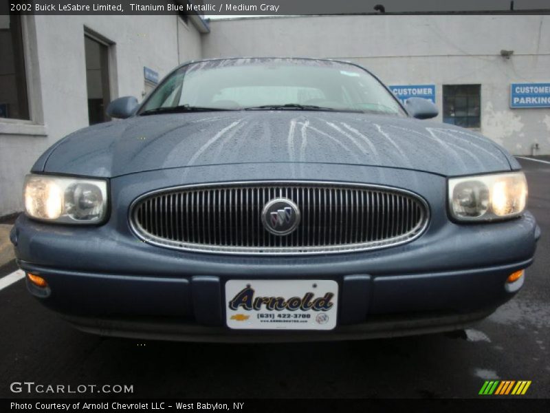 Titanium Blue Metallic / Medium Gray 2002 Buick LeSabre Limited