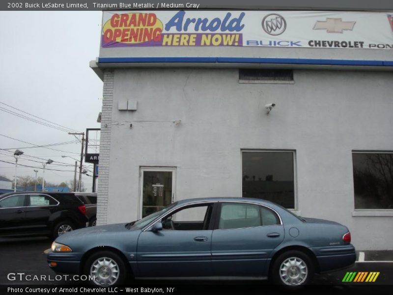 Titanium Blue Metallic / Medium Gray 2002 Buick LeSabre Limited
