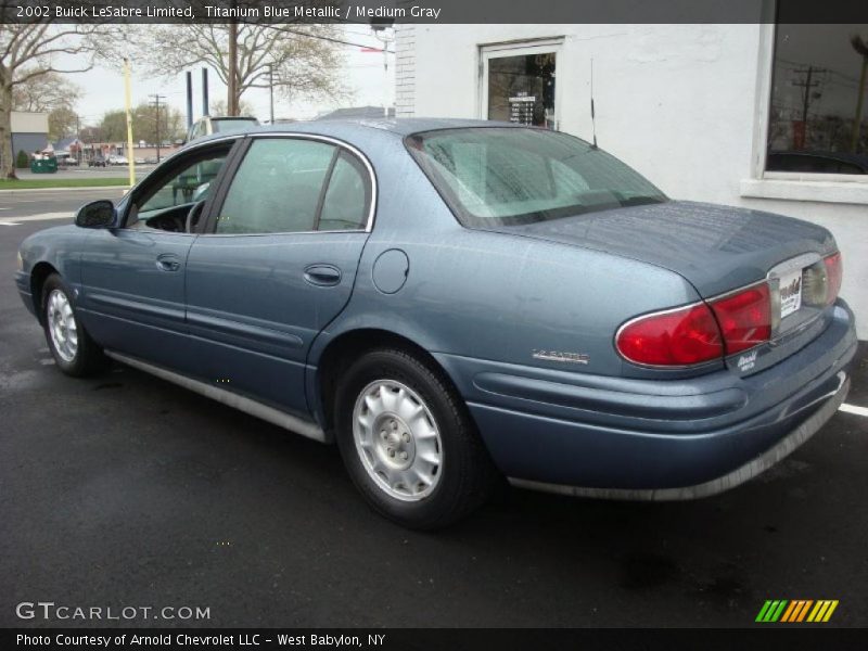 Titanium Blue Metallic / Medium Gray 2002 Buick LeSabre Limited