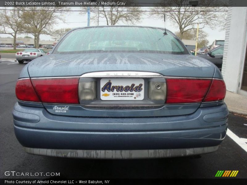 Titanium Blue Metallic / Medium Gray 2002 Buick LeSabre Limited