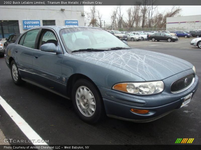 Titanium Blue Metallic / Medium Gray 2002 Buick LeSabre Limited