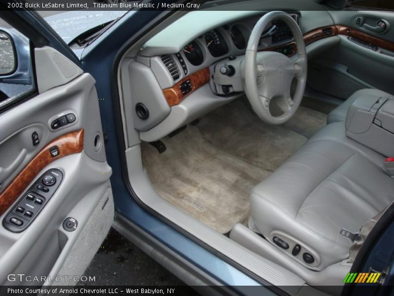 Titanium Blue Metallic / Medium Gray 2002 Buick LeSabre Limited