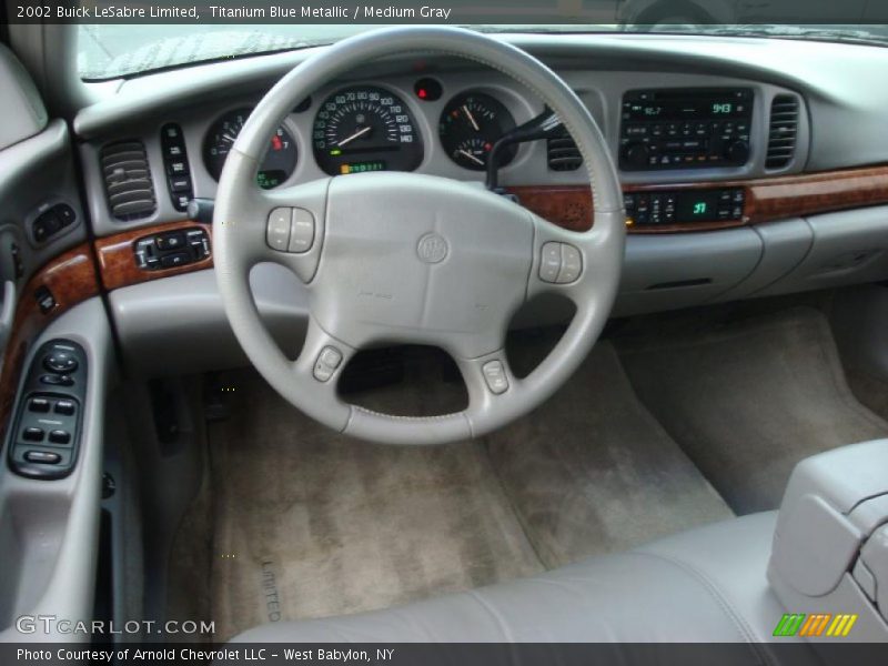 Titanium Blue Metallic / Medium Gray 2002 Buick LeSabre Limited