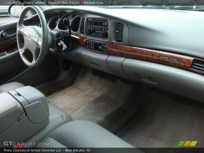 Titanium Blue Metallic / Medium Gray 2002 Buick LeSabre Limited