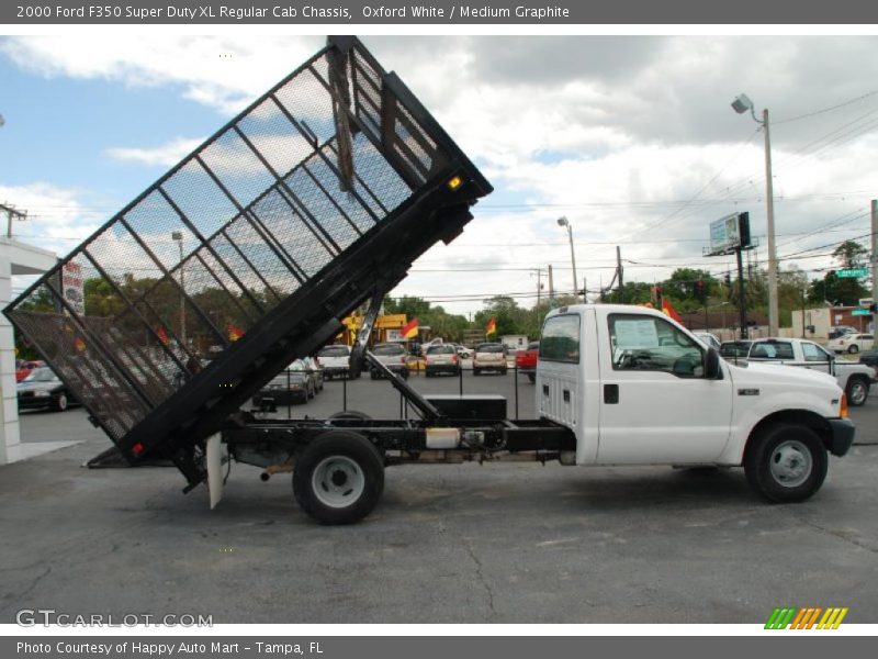 Oxford White / Medium Graphite 2000 Ford F350 Super Duty XL Regular Cab Chassis