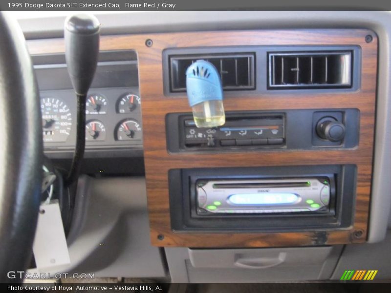 Flame Red / Gray 1995 Dodge Dakota SLT Extended Cab