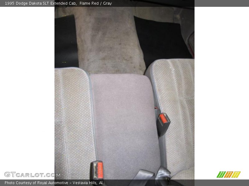 Flame Red / Gray 1995 Dodge Dakota SLT Extended Cab
