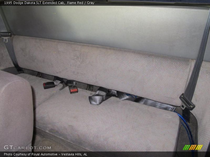 Flame Red / Gray 1995 Dodge Dakota SLT Extended Cab