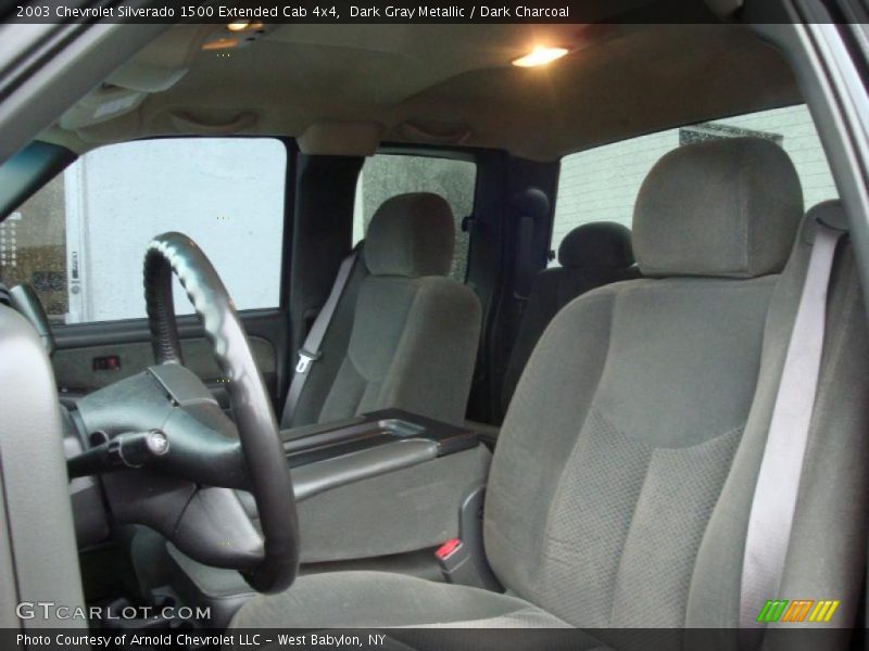 Dark Gray Metallic / Dark Charcoal 2003 Chevrolet Silverado 1500 Extended Cab 4x4