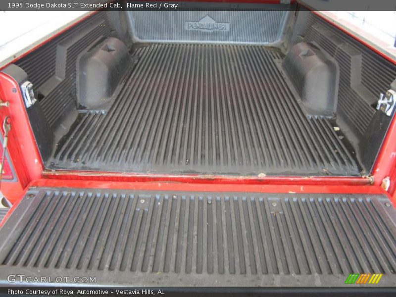 Flame Red / Gray 1995 Dodge Dakota SLT Extended Cab