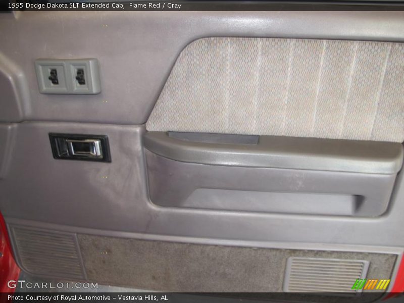 Flame Red / Gray 1995 Dodge Dakota SLT Extended Cab
