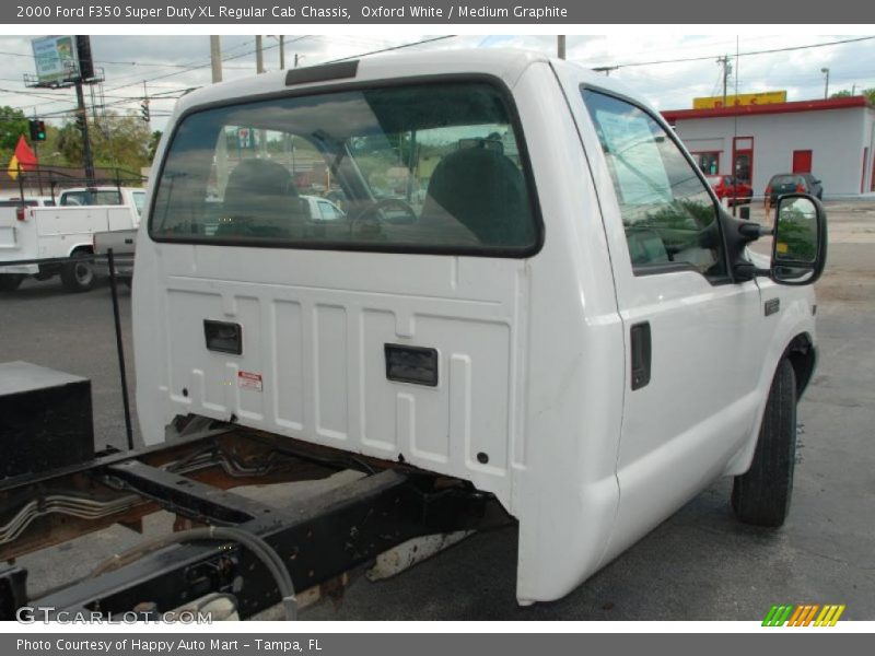Oxford White / Medium Graphite 2000 Ford F350 Super Duty XL Regular Cab Chassis