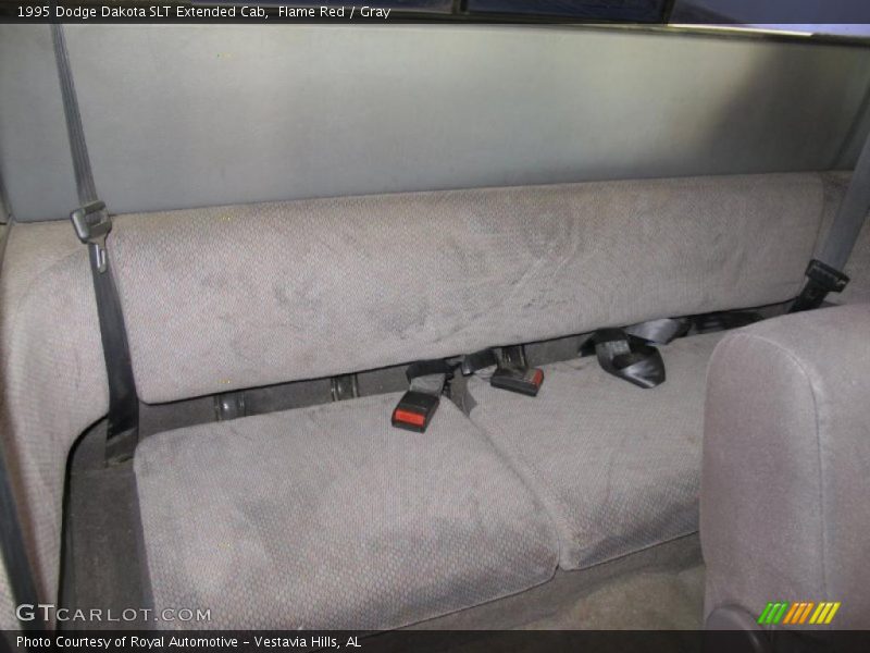Flame Red / Gray 1995 Dodge Dakota SLT Extended Cab