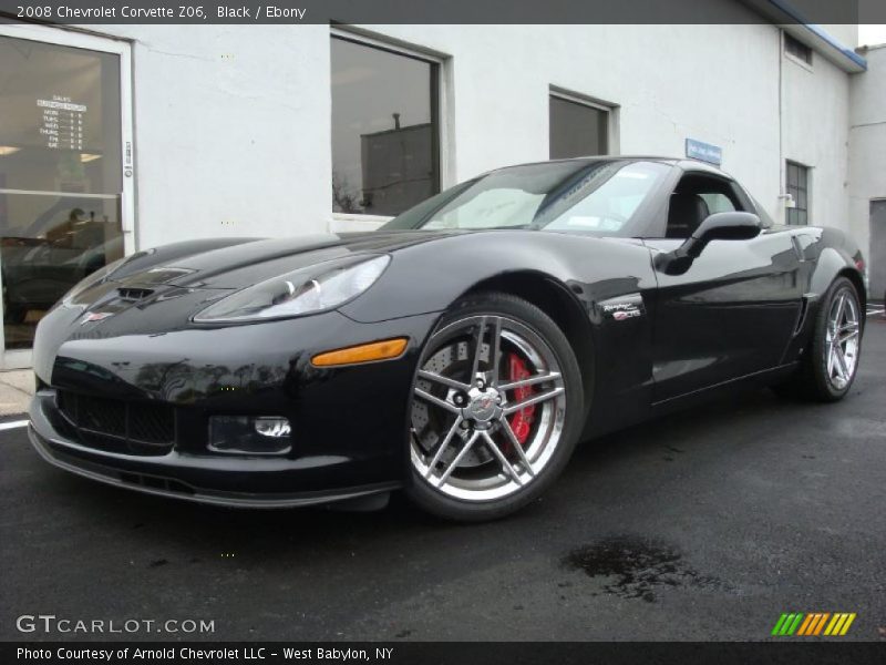 Black / Ebony 2008 Chevrolet Corvette Z06