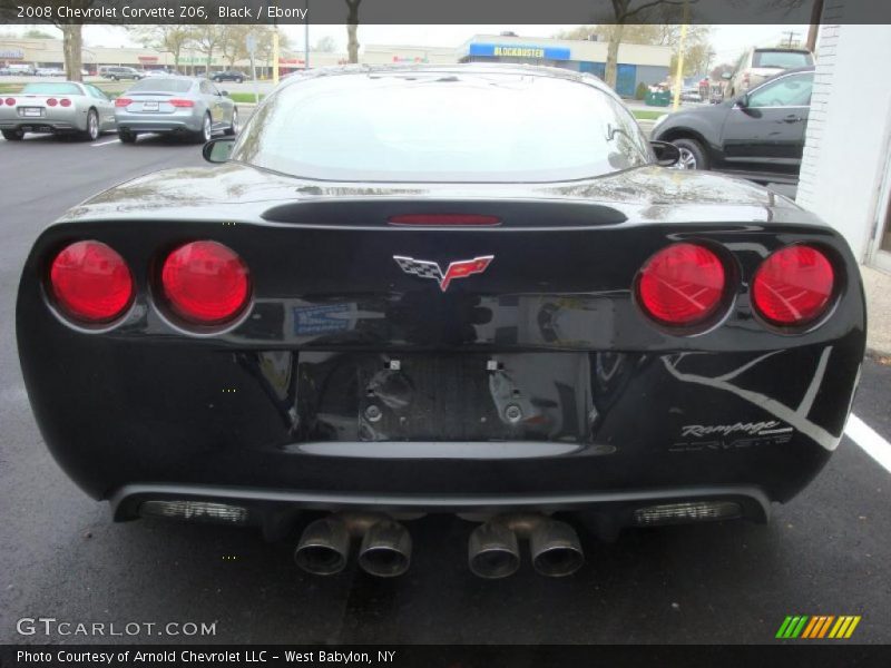 Black / Ebony 2008 Chevrolet Corvette Z06