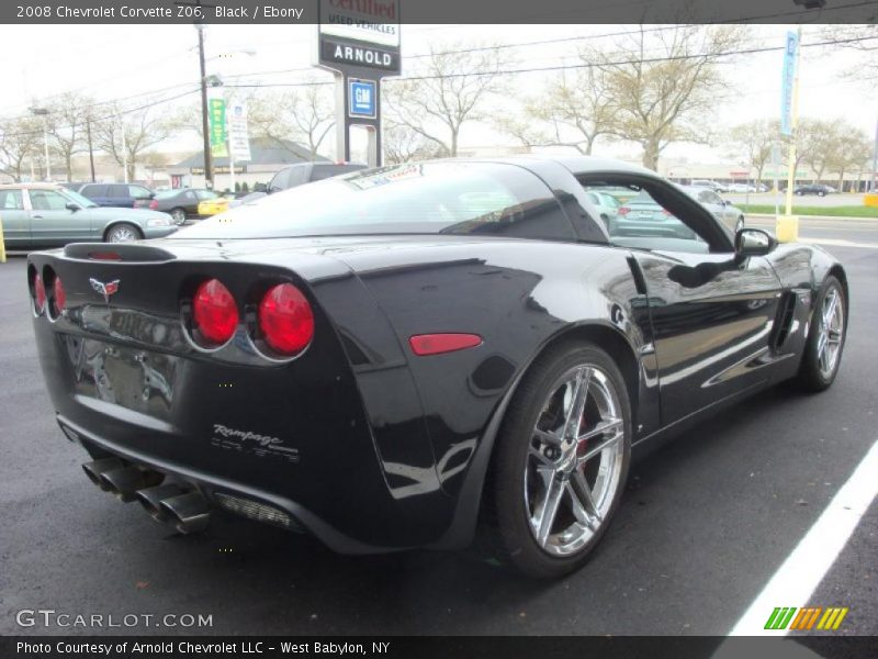 Black / Ebony 2008 Chevrolet Corvette Z06