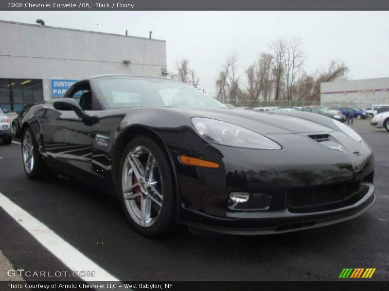 Black / Ebony 2008 Chevrolet Corvette Z06