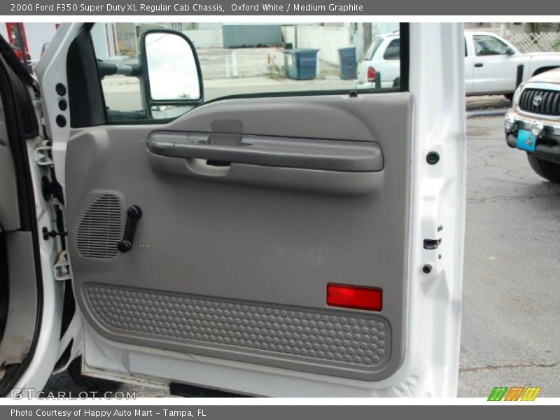 Oxford White / Medium Graphite 2000 Ford F350 Super Duty XL Regular Cab Chassis