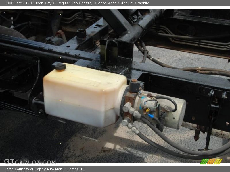 Oxford White / Medium Graphite 2000 Ford F350 Super Duty XL Regular Cab Chassis