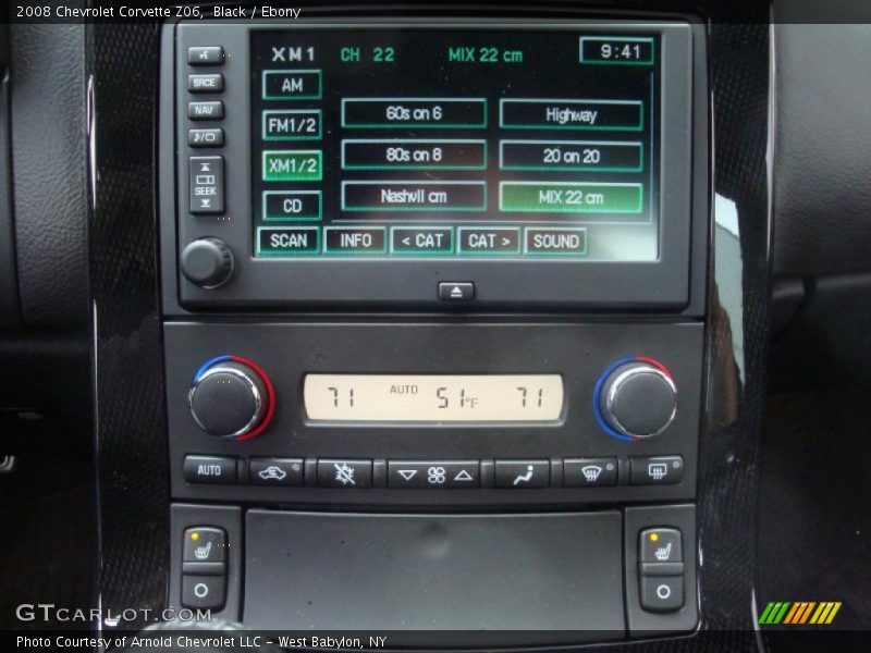 Black / Ebony 2008 Chevrolet Corvette Z06