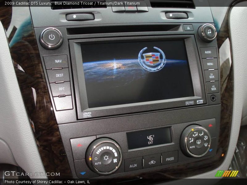 Blue Diamond Tricoat / Titanium/Dark Titanium 2009 Cadillac DTS Luxury