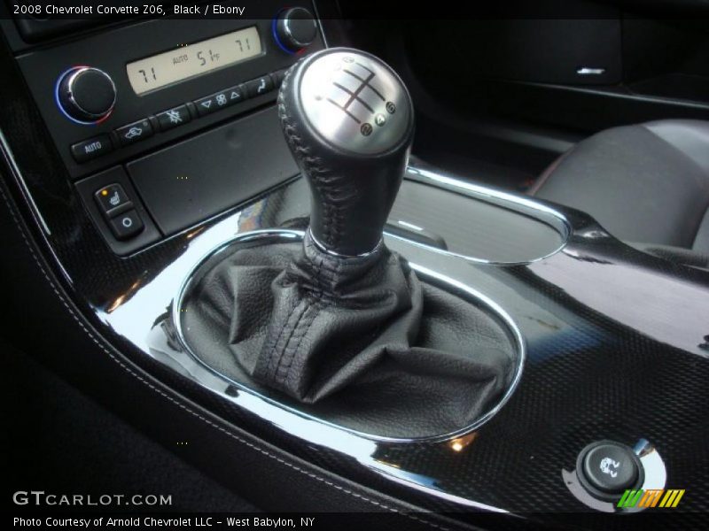 Black / Ebony 2008 Chevrolet Corvette Z06