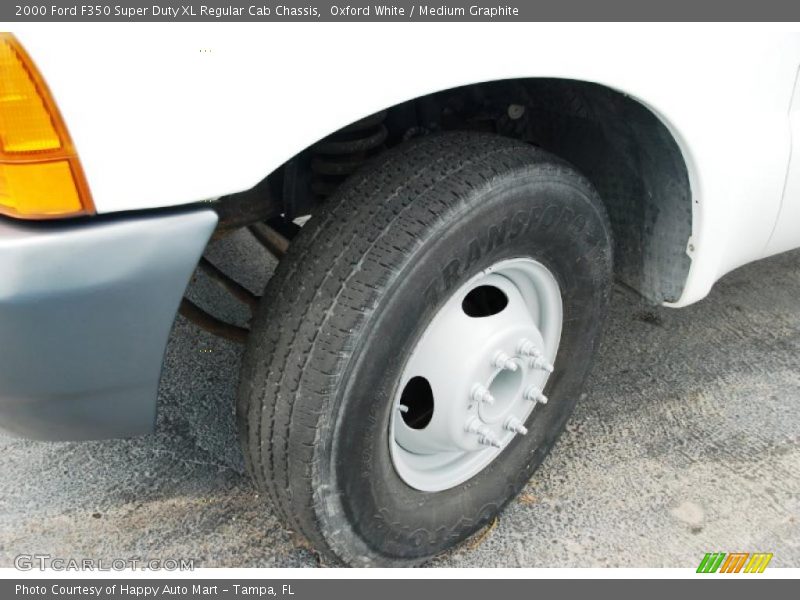 Oxford White / Medium Graphite 2000 Ford F350 Super Duty XL Regular Cab Chassis