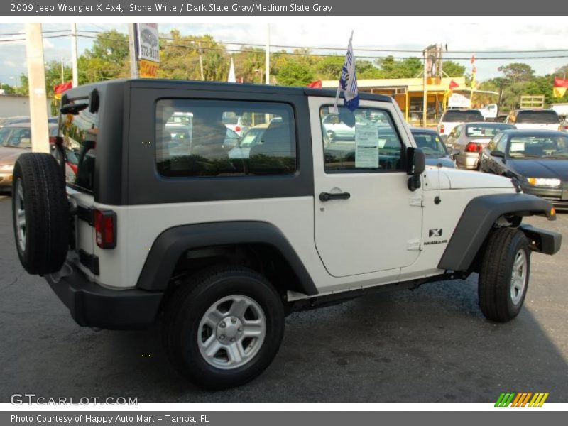 Stone White / Dark Slate Gray/Medium Slate Gray 2009 Jeep Wrangler X 4x4