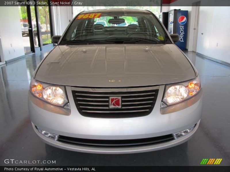 Silver Nickel / Gray 2007 Saturn ION 3 Sedan