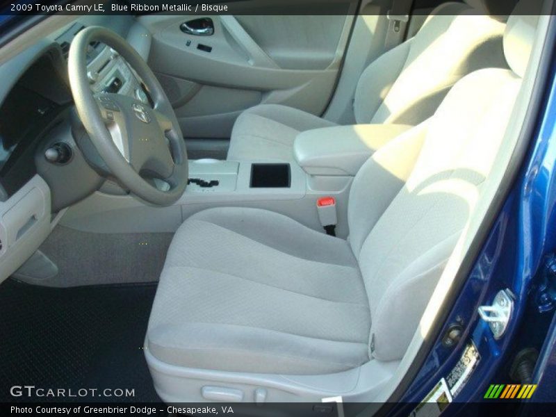 Blue Ribbon Metallic / Bisque 2009 Toyota Camry LE