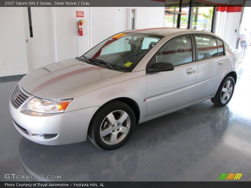 Silver Nickel / Gray 2007 Saturn ION 3 Sedan