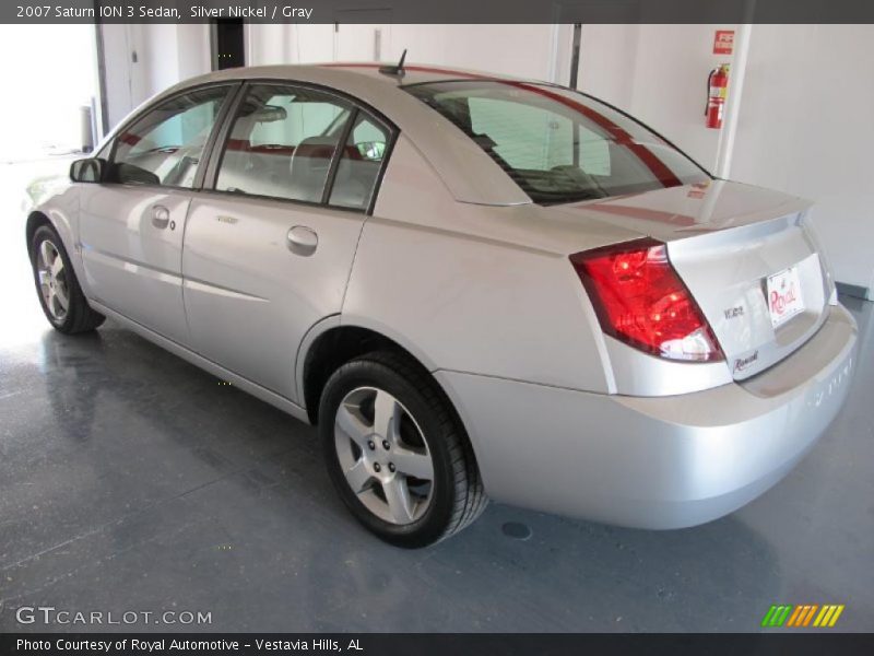 Silver Nickel / Gray 2007 Saturn ION 3 Sedan
