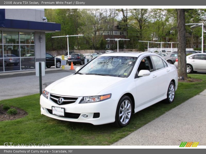 Premium White Pearl / Ebony 2008 Acura TSX Sedan