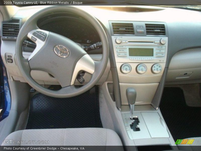 Blue Ribbon Metallic / Bisque 2009 Toyota Camry LE