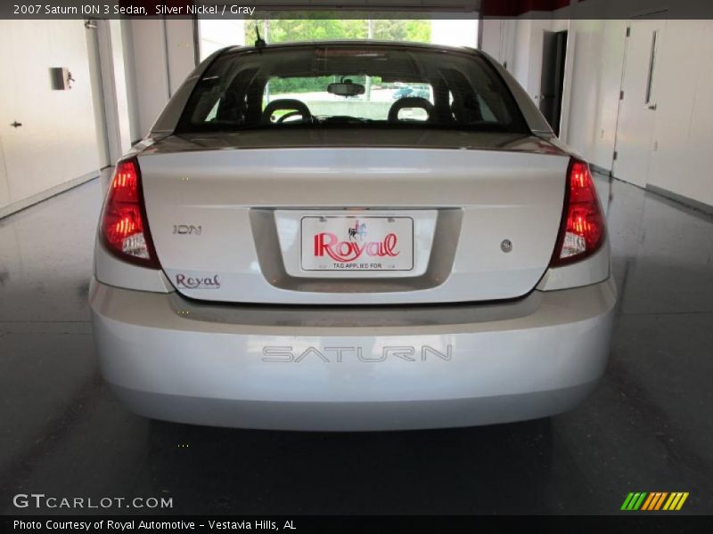 Silver Nickel / Gray 2007 Saturn ION 3 Sedan