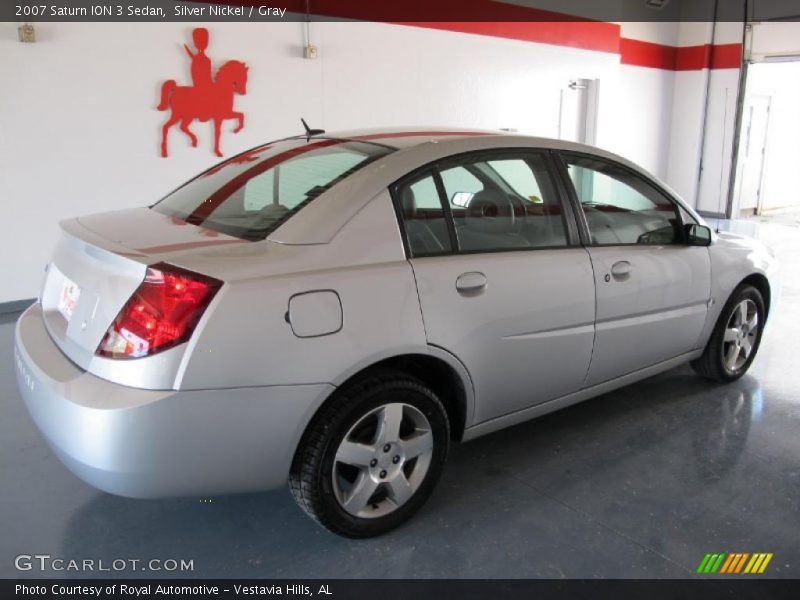 Silver Nickel / Gray 2007 Saturn ION 3 Sedan
