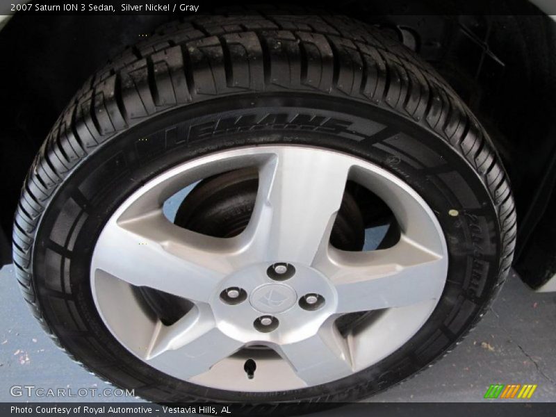 Silver Nickel / Gray 2007 Saturn ION 3 Sedan