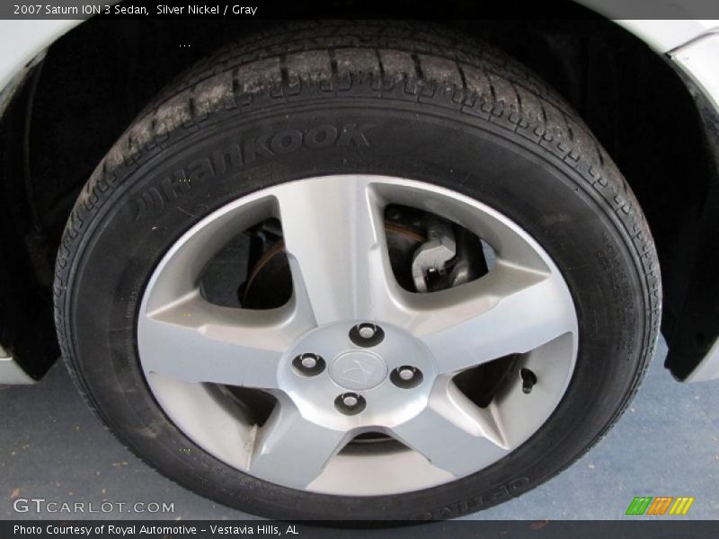 Silver Nickel / Gray 2007 Saturn ION 3 Sedan
